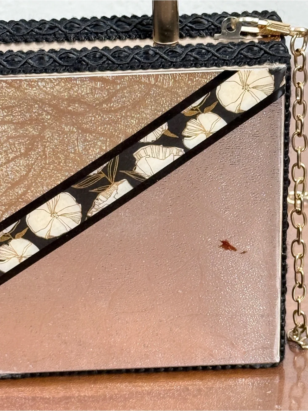 Handmade Artisan Metallic Clutch Handbag Nancy Davis Boutique - Picture 4 of 11